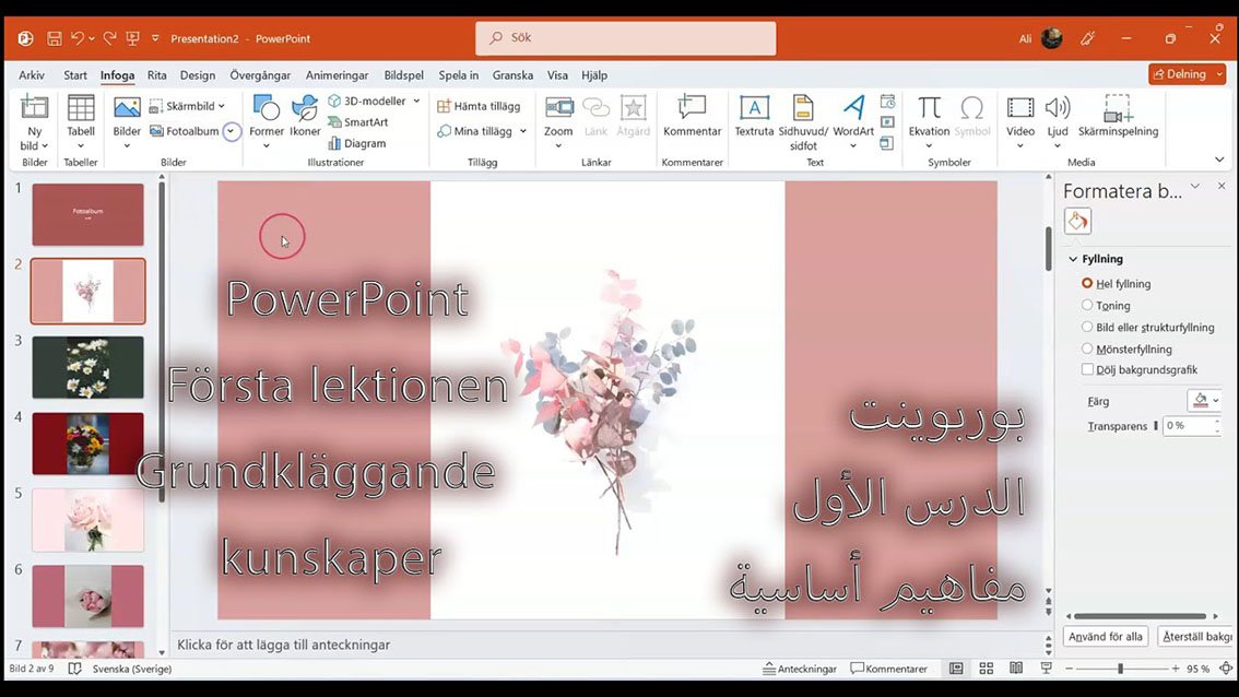 Grundläggande Kunskaper i PowerPoint 365